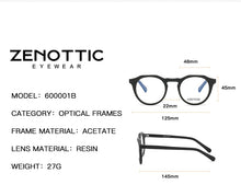 Load image into Gallery viewer, Anti Blue Light Blocking Glasses Frame for Men Acetate Optical Myopia Glasses Antiblue Gaming Computer Glasses Women
