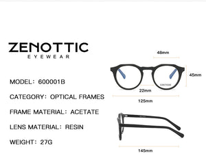 Anti Blue Light Blocking Glasses Frame for Men Acetate Optical Myopia Glasses Antiblue Gaming Computer Glasses Women