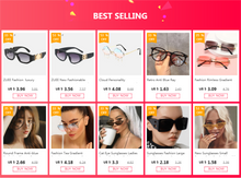 Load image into Gallery viewer, Fashion  luxury sunglasses women Personalized Metal Avatar Decorative Men Sunglasses Small Frame Women Sun glasses UV400