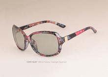 Load image into Gallery viewer, 2022 Luxury lady Photochromic Sunglasses Women Big Frame Polarized women Glasses female shades original oculos with cover