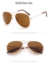 Load image into Gallery viewer, Children Goggle Girls Alloy Sunglasses Hot Fashion  Boys Girls Baby Child Classic Retro Cute Sun Glasses