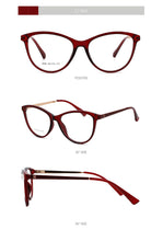Load image into Gallery viewer, Retro Women Cateye Glasses Frame Fashion Optical Eyewear Female Vintage Mypoia Prescription Glasses Cute Spectacles