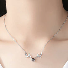Load image into Gallery viewer, 100 Languages Love Necklace Heart Pendant Wedding Romantic I Love You Projection Necklace for Women Girl Friend Ladies Gifts