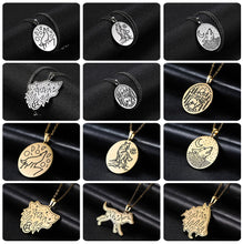 Load image into Gallery viewer, My Shape Wolf Animal Necklace 316L Stainless Steel Forest Animals Men Necklace Hollow Cut Out Pendant Jewelry Gift For Women
