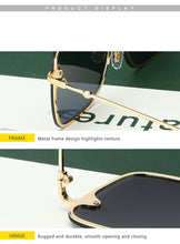 Load image into Gallery viewer, 2022 New Lady Oversize Rimless Square Bee Sunglasses Women Brand Fashion Small Bee Gradient Sun Glasses Female UV400