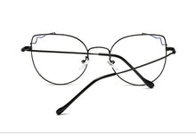 Load image into Gallery viewer, Vintage Cat Eye Glasses Frames Women Retro Transparent Eyeglasses Female Oversized Optical Spectacles