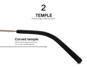 Metal Glasses Frame Women New Fashion Cat Eye Round Glasses Vintage Optical Eyewear Myopia Alloy Prescription Eyeglasses