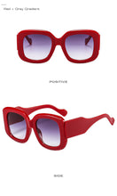 Load image into Gallery viewer, Fashion Oversized Square Sunglasses Women Vintage Gradient Eyewear Men Trending Green Purple Sun Glasses Shades UV400