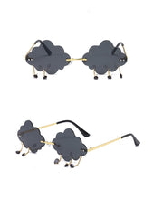 Load image into Gallery viewer, Women Sunglasses Personalized Rimless Sunglasses For Women Vintage Retro Glasses Female Unisex Steampunk Cloud Style CH4