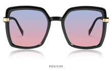 Load image into Gallery viewer, 2022 Sunglasses Women Gradient Fashion Brand Designer  retro square frame Women Sunglasses UV400 Black Shades oversized oculos