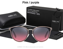 Load image into Gallery viewer, 2022 Aviation Polarized Lady Sunglasses Cat Eye Fashion Women Sun Glasses luxury Woman Female Brand New oculos de sol