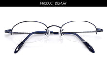 Carica l&#39;immagine nel visualizzatore di Gallery, Gmei Optical Semi Rimless Pure Titanium Women Glasses Frame Small Face Suitable Prescription Spectacles Frames Eyewear W8005