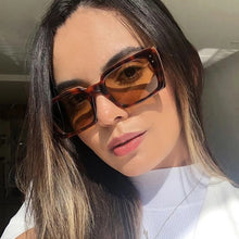 Load image into Gallery viewer, NYWOOH Vintage Rectangle Sunglasses Women Leopard Ladies Sun Glasses Retro Brand Designer Travel Eyewear UV400