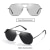 【HAILSTER】 Men's Disourable and Polarized Sunglasses , Polygon Frame Glasses P8692