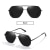 【HAILSTER】 Men's Disourable and Polarized Sunglasses , Polygon Frame Glasses P8692