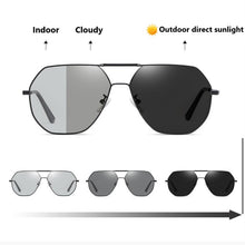 Load image into Gallery viewer, 【HAILSTER】 Men&#39;s Disourable and Polarized Sunglasses , Polygon Frame Glasses P8692