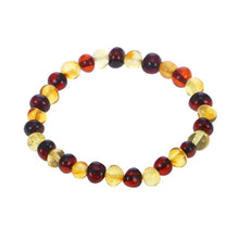 Load image into Gallery viewer, 16 Styles Natural Amber Bracelets for Baby Adult Elastic Jewelry Gifts Baltic Amber Beads Women Stretch Bijoux Pulsera