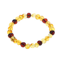 Load image into Gallery viewer, 16 Styles Natural Amber Bracelets for Baby Adult Elastic Jewelry Gifts Baltic Amber Beads Women Stretch Bijoux Pulsera