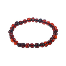 Load image into Gallery viewer, 16 Styles Natural Amber Bracelets for Baby Adult Elastic Jewelry Gifts Baltic Amber Beads Women Stretch Bijoux Pulsera