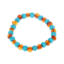 Load image into Gallery viewer, 16 Styles Natural Amber Bracelets for Baby Adult Elastic Jewelry Gifts Baltic Amber Beads Women Stretch Bijoux Pulsera