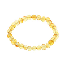 Load image into Gallery viewer, 16 Styles Natural Amber Bracelets for Baby Adult Elastic Jewelry Gifts Baltic Amber Beads Women Stretch Bijoux Pulsera