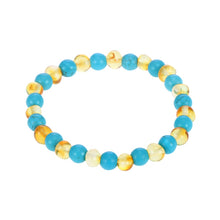 Load image into Gallery viewer, 16 Styles Natural Amber Bracelets for Baby Adult Elastic Jewelry Gifts Baltic Amber Beads Women Stretch Bijoux Pulsera