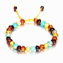 Carica l'immagine nel visualizzatore di Gallery, Baby Adult Amber Bracelet Anklet Best Natural Jewelry Gifts for Women Ladies Girls Handmade Multi Color Strand Bijoux