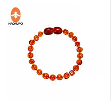 Carica l'immagine nel visualizzatore di Gallery, Baby Amber Bracelets Handmade Jewelry Original Baltic Ambar Beads Strand Anklets Pulseras for Kids Adults Women Girls