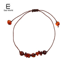 Load image into Gallery viewer, Baltic Amber Teething Bracelet for Baby Baroque Beads Adjustable Natural Ambar Jewelry for Women Birthd Present gifts