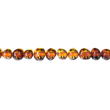 Load image into Gallery viewer, Baltic Amber Teething Bracelets with Rose Quartz Baby Amber Jewelry Adults Gifts Elastic Fine Jewelry Butterfly Pulseras
