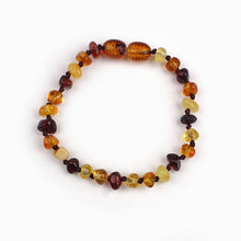 Carica l&#39;immagine nel visualizzatore di Gallery, Gioielli in ambra con nome personalizzato Perline in ambra baltica Regalo per mamma e bambino Design creativo Bracciale/collana in ambra personalizzata 