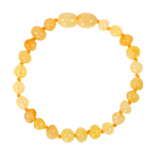 Carica l'immagine nel visualizzatore di Gallery, Braccialetti in ambra miele per cavigliere per bambini 14 cm-20 cm Gioielli originali fatti a mano Perline di ambra baltica per donne Regali per adulti 