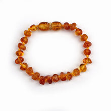 Carica l'immagine nel visualizzatore di Gallery, Braccialetti in ambra miele per cavigliere per bambini 14 cm-20 cm Gioielli originali fatti a mano Perline di ambra baltica per donne Regali per adulti 