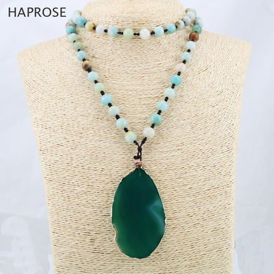 agate necklace pendant Amazon stone beads bohemian jewelry boutique jewelry necklace agate oval pendant new year gift