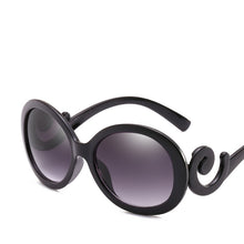 Load image into Gallery viewer, HAPTRON Big Oval Sunglasses Women Vintage Gradient Brand Designer Sun Glasses Retro 90s Ladies Oculos De Sol Black White Red