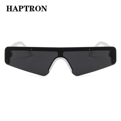 HAPTRON Fashion Half-Frame rectangle Square Sunglasses Women men Luxury Brand Retro hip hop hippie Driving Sun Glasses oculos