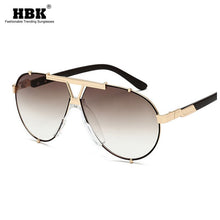 Load image into Gallery viewer, HBK 2023  Pilot Sunglasses Men Women Vintage Sun Glasses Female UV400 Classic Shades Rave Festival Gift