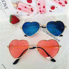 Carica l'immagine nel visualizzatore di Gallery, HBK Love Heart Shaped Sunglasses Women Men Small Red Sun Glasses Ladies Sexy Sweet Candy Brand Design Mirror Eyewear UV400