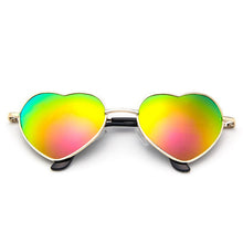 Carica l'immagine nel visualizzatore di Gallery, HBK Love Heart Shaped Sunglasses Women Men Small Red Sun Glasses Ladies Sexy Sweet Candy Brand Design Mirror Eyewear UV400
