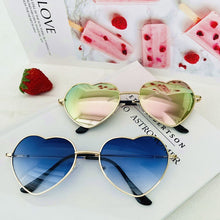 Carica l'immagine nel visualizzatore di Gallery, HBK Love Heart Shaped Sunglasses Women Men Small Red Sun Glasses Ladies Sexy Sweet Candy Brand Design Mirror Eyewear UV400