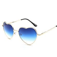 Carica l'immagine nel visualizzatore di Gallery, HBK Love Heart Shaped Sunglasses Women Men Small Red Sun Glasses Ladies Sexy Sweet Candy Brand Design Mirror Eyewear UV400