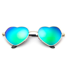 Carica l'immagine nel visualizzatore di Gallery, HBK Love Heart Shaped Sunglasses Women Men Small Red Sun Glasses Ladies Sexy Sweet Candy Brand Design Mirror Eyewear UV400