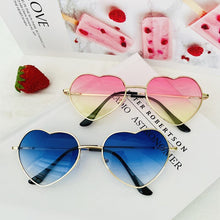 Carica l'immagine nel visualizzatore di Gallery, HBK Love Heart Shaped Sunglasses Women Men Small Red Sun Glasses Ladies Sexy Sweet Candy Brand Design Mirror Eyewear UV400