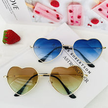 Carica l'immagine nel visualizzatore di Gallery, HBK Love Heart Shaped Sunglasses Women Men Small Red Sun Glasses Ladies Sexy Sweet Candy Brand Design Mirror Eyewear UV400