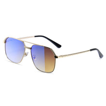 Carica l&#39;immagine nel visualizzatore di Gallery, HBK Occhiali da sole quadrati Uomo Donna Classic Steampunk Montatura in lega Occhiali da sole Specchio Estate Uomo Esterno Guida UV400 Oculos 