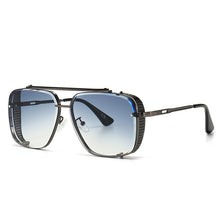 Load image into Gallery viewer, HBK Vintage Square Pilot Sunglasses Men Brand Design Sun Glasses Big Frame Gradient Lens Women Shades UV400 Outdoor Driving