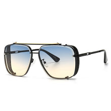 Load image into Gallery viewer, HBK Vintage Square Pilot Sunglasses Men Brand Design Sun Glasses Big Frame Gradient Lens Women Shades UV400 Outdoor Driving