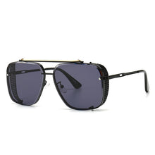 Load image into Gallery viewer, HBK Vintage Square Pilot Sunglasses Men Brand Design Sun Glasses Big Frame Gradient Lens Women Shades UV400 Outdoor Driving