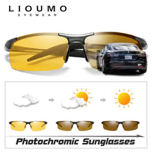 Load image into Gallery viewer, HD Driving Glasses Brand Photochromic Polarized Sunglasses Men Alumium Sport Goggle Trend Chamelen oculos de sol masculino UV400