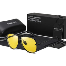 Load image into Gallery viewer, HD Polarized Big Men&#39;s Shades Metal frame Aviation Male Sunglasses Designer Men Oculos High Quality Oculos Vintage Sun Glasses